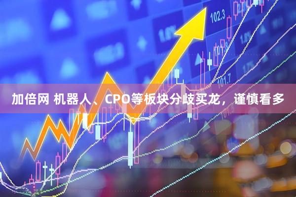 加倍网 机器人、CPO等板块分歧买龙，谨慎看多